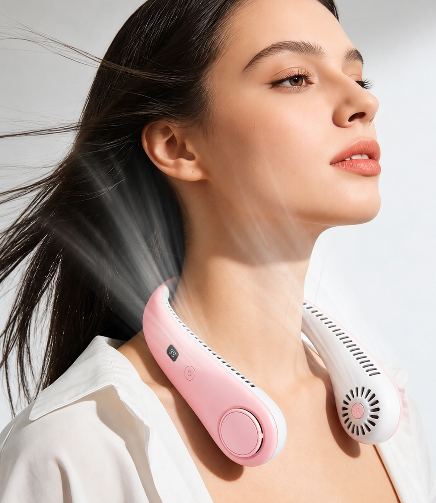 360° Powerful Portable Scented Cooling Fan | Aroma Tablets (Jasmine, Mint) Included